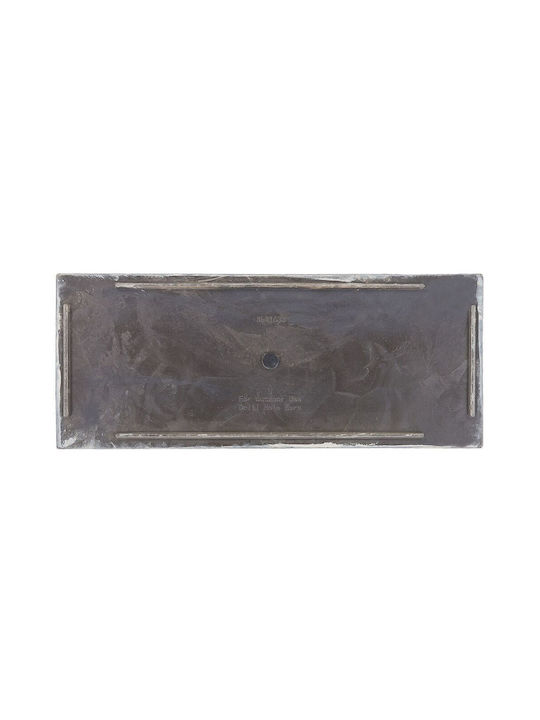 Planter 29 X 70 X 50 Cm Gray Edessa