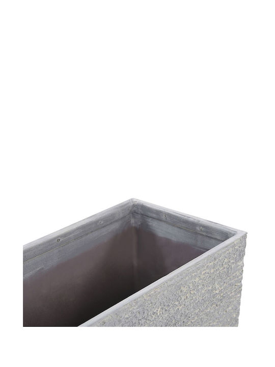 Planter 29 X 70 X 50 Cm Gray Edessa