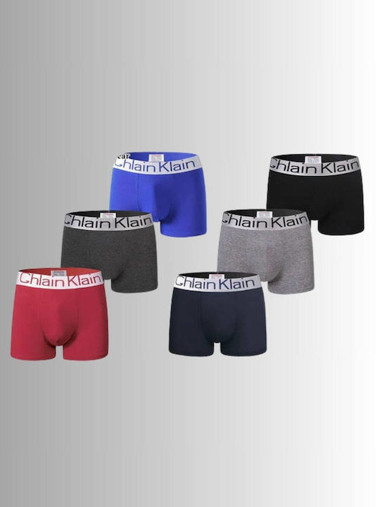 Uomo Herren Boxershorts Colorful 6Packung