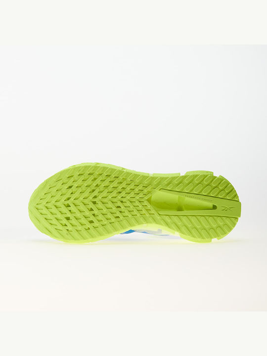 Reebok Floatzig 1 Sport Shoes White / Digital Lime / Kinetic Blue