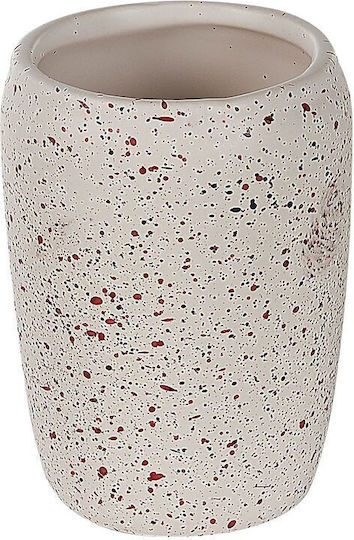 Beliani Set Accesorii Pentru Baie Ceramic Alb 6 Bucăți