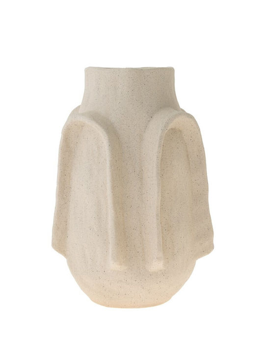 Zen Collection Decorative Vase Beige 18x18x30.7cm