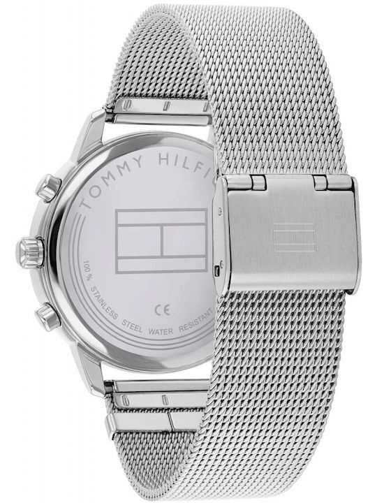 Tommy Hilfiger Blake Women's Watch Chronograph with Silver Metal Bracelet