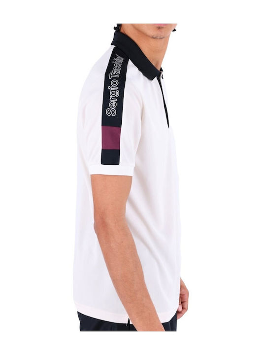 Sergio Tacchini Ανδρική Μπλούζα Κοντομάνικη Polo Μαύρη