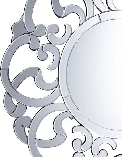 70 cm Silber Wandspiegel Mornaix