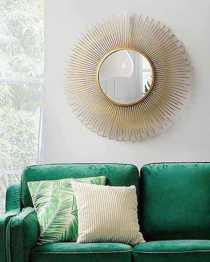 80 Cm Gold Wall Mirror Cilly
