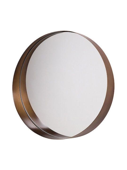 Wall Mirror 40 Cm Copper Piney
