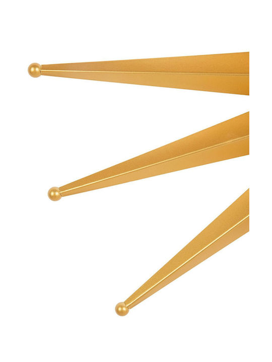60 cm Gold Wandspiegel Perelli