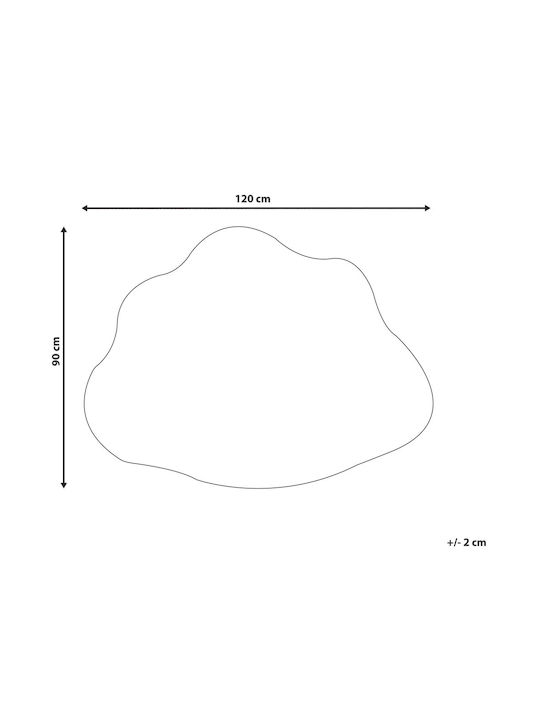 Children's Cloud-shaped Rug 90 X 120 Cm Blue Cumulus