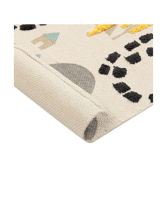 Multicolored Cotton Children's Rug 80 X 150 Cm Sazak