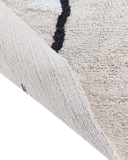 Cotton Kids Rug Monster 70 x 100 Cm Beige Zodi