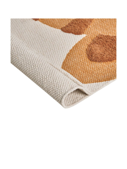 Children's Cotton Rug Tiger Motif 80 X 150 Cm Multicolored Sigli