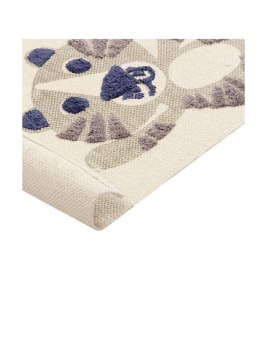 Children's Cotton Rug Animal Pattern 80 X 150 Cm Beige Singkil