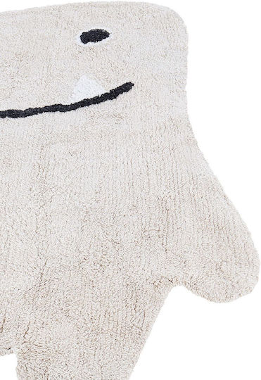 Cotton Kids Rug Monster 70 x 100 Cm Beige Zodi