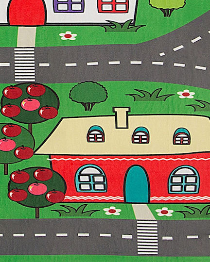 Children's Rug City Print 80 X 150 Cm Tutak