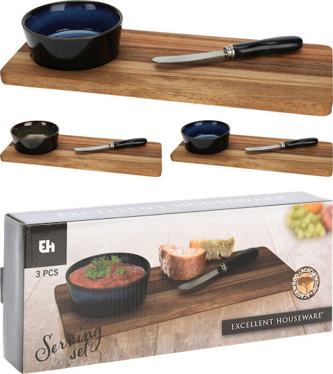 Excellent Houseware Сервираща платка Дърво 30x12x1.2бр 1бр