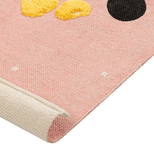 Baumwoll-Kinderteppich Bärenmotiv 80 x 150 cm Mehrfarbig Tapak