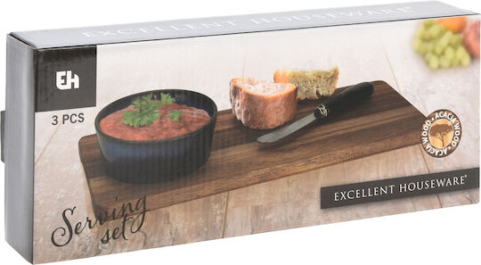 Excellent Houseware Сервираща платка Дърво 30x12x1.2бр 1бр