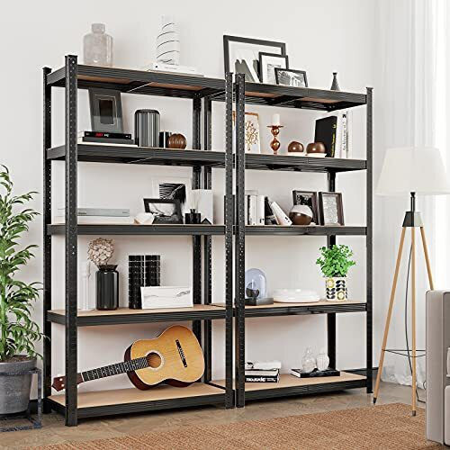 Songmics Dexion Regal 90x40x180cm mit 5 Regalen Gesamtbelastbarkeit 875kg