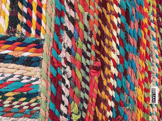 Σκαμπό Mekhtar Multicolored 40x40x40cm