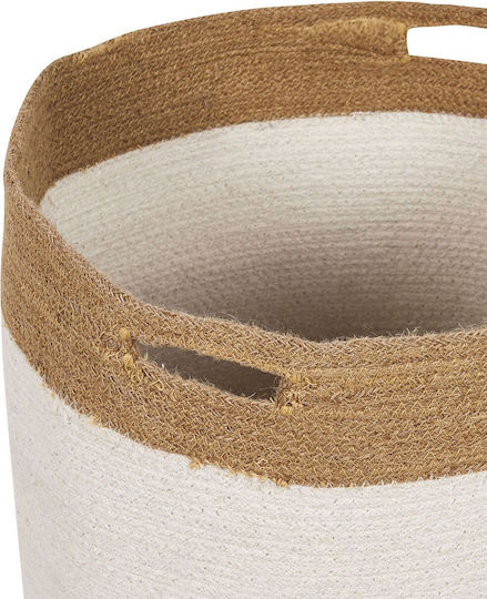 Set 2 Weiße Baumwollkörbe Beige Kardh