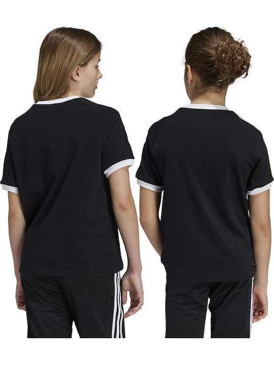 Παιδικό T-shirt Μαύρο 3 Stripes