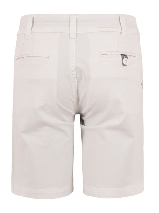 Kinder Shorts Bermudas Stoff Alex Weiß