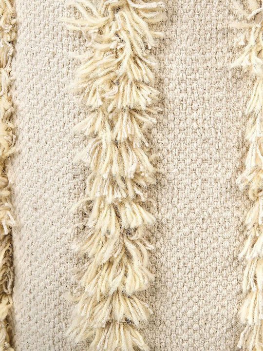 Set 2 Beige Cotton Baskets Kakki