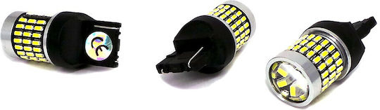 LED 7440 W21W 12-24V Canbus 2100lm Weiße Glühbirne mit Linse