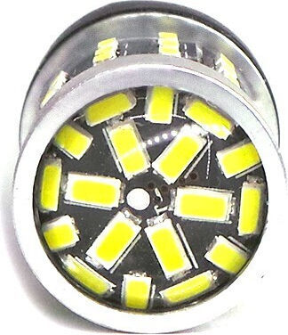 Led Bulb 7443 W21/5w 12-24v Canbus 1800lm White A Lens