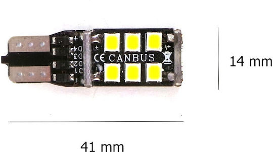 Led T15 W16w 12v 7w Canbus