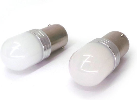 Led Ba15s P21w 12-24v Canbus Orange