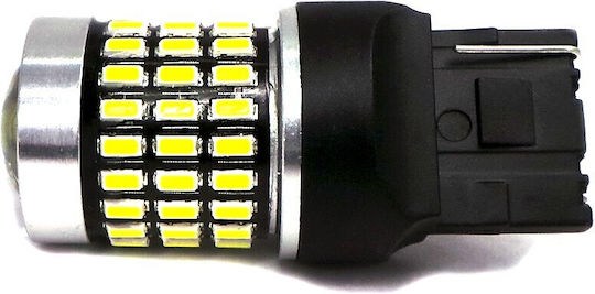 LED 7440 W21W 12-24V Canbus 2100lm Weiße Glühbirne mit Linse