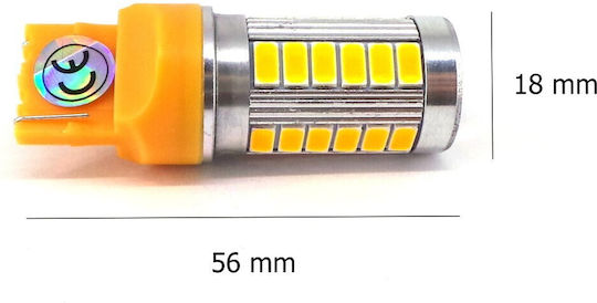 Led 7440 W21w 12v 17w Canbus Orange