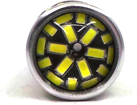 LED Ba15s P21W 12-24V Canbus 2100 Lm Weiße Glühbirne mit Linse