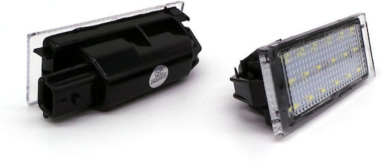 Nissan Renault Mercedes Fiat Led Registration Lamps 2 Pcs