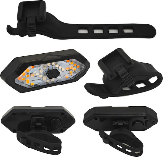 Bicycle Lamp Red Light Usb Remote Control