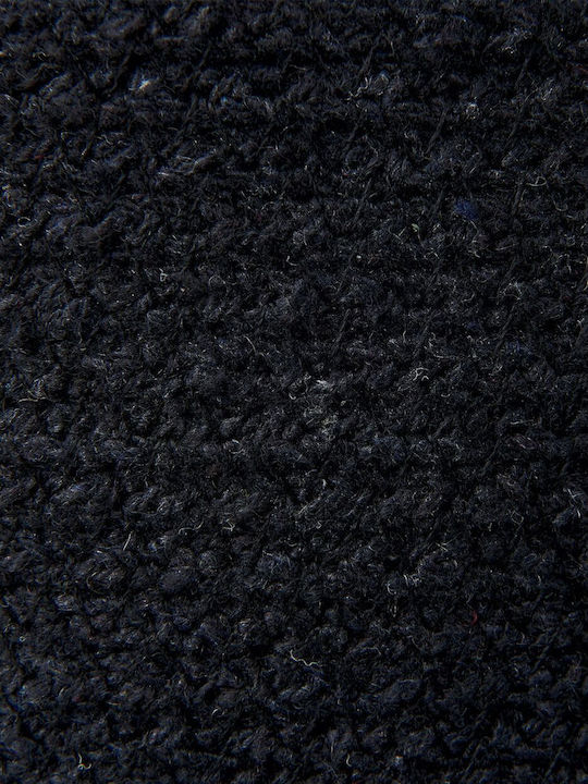 Beliani Set de coșuri decorative Din material textil Black 3buc