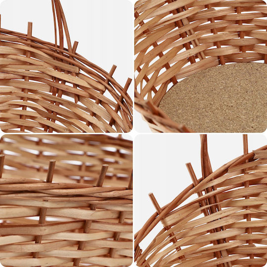 Kadax Dekorativer Korb Korbweide Beige