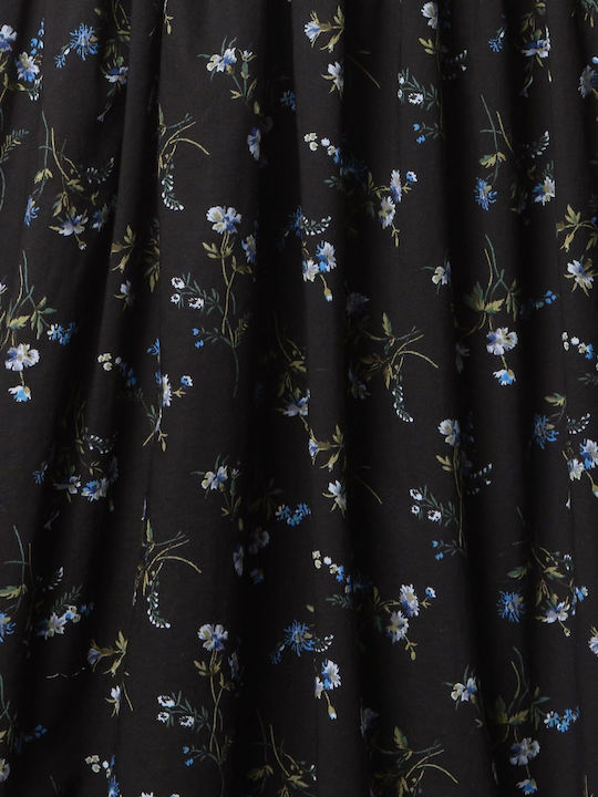 GAP Mädchen Kleid Blumen Black, Blue