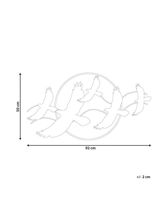 Multicolored Bird Wall Decoration Tellurium