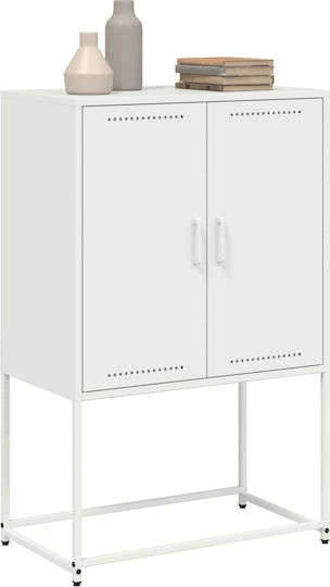 Метален Бюро Шкаф Бял 68x39x60.5см