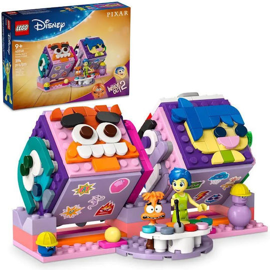 LEGO Disney Inside Out 2 Cuburi de Emoții pentru 9+ Ani 394 Bucăți