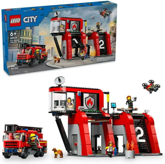 LEGO City Fire Station With Fire Truck for Ages 6+