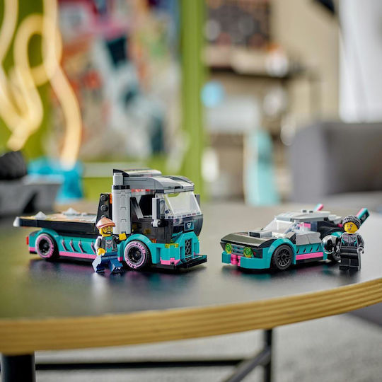 LEGO City Race Car And Car Carrier Truck για 6+ Ετών 328τμχ