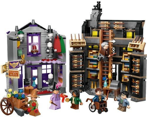 LEGO Harry Potter Harry Potter Ollivanders & Madam Malkin's Robes Pentru 8+ Ani 744 Piese