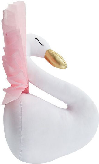 Plüsch Wanddekoration Weißer Schwan Odetta