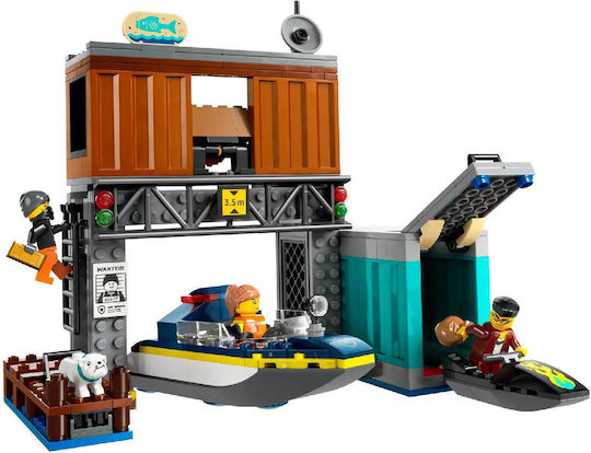 LEGO City Police Speedboat And Crooks' Hideout για 6+ Ετών 311τμχ
