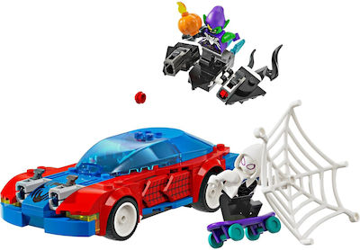 Lego Super Heroes Spider-man Race Car & Venom Green Goblin για 7+ ετών