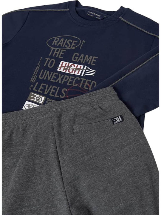 Mayoral Kids Sweatpants Set Navy Blue